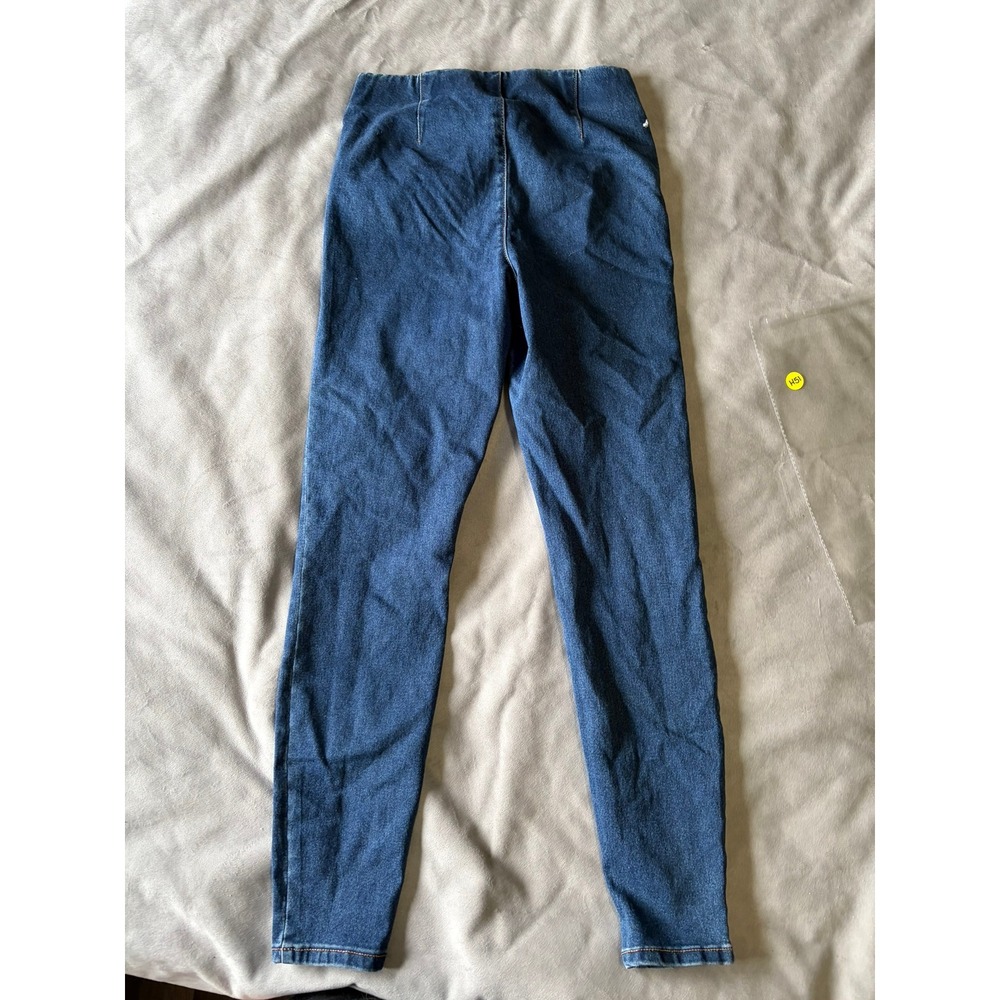 No Boundaries Womens High Rise Front Seam Jeggings Dark Wash Blue Size S 3-5 - Picture 2 of 3